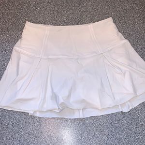 White Lululemon Tennis Skirt